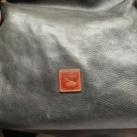 Dooney and Burke all leather navy, and brown. Florentine Leather! NWOT! - Picture 3 of 6